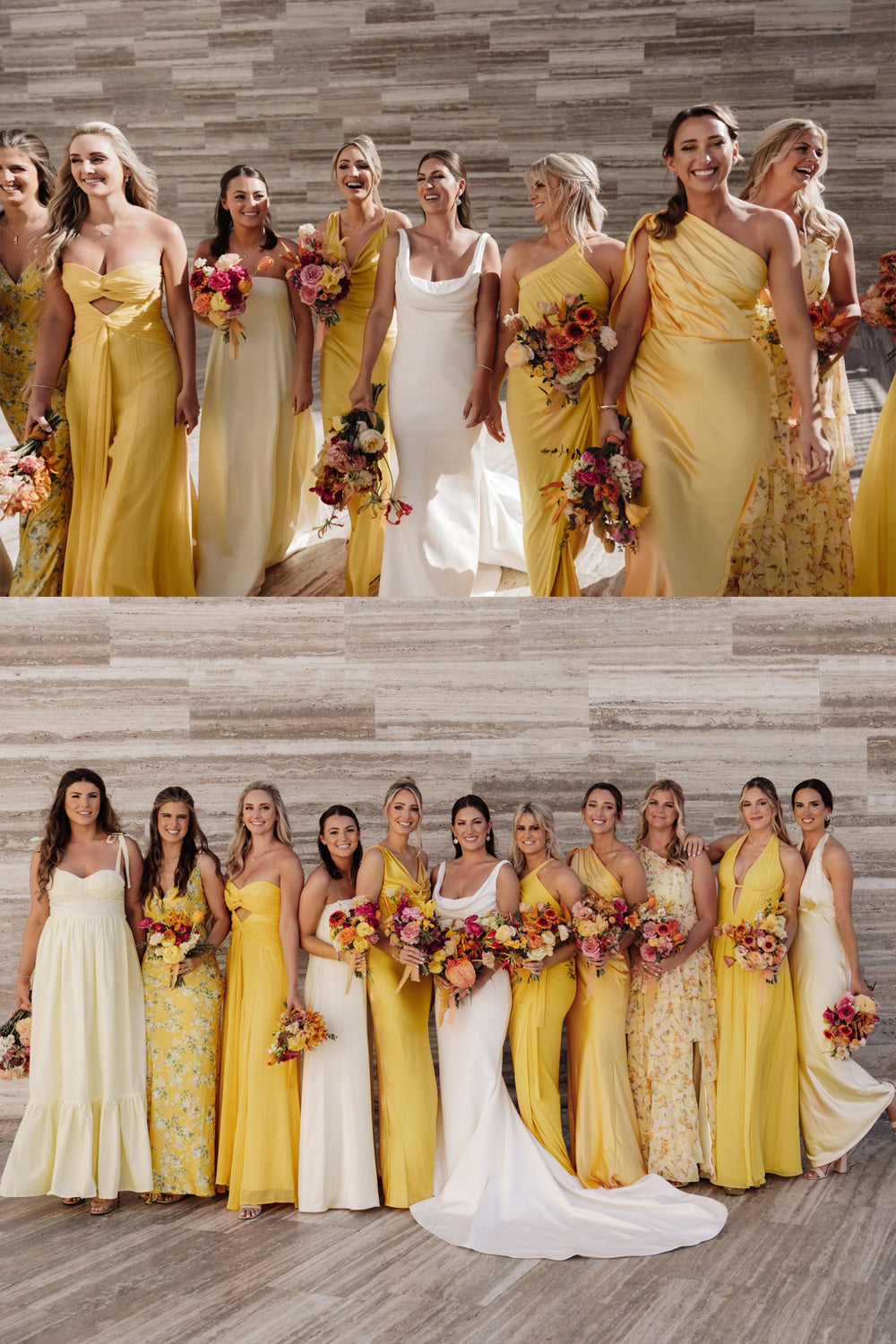 Cowl Neck Sleeveless V-back Mermaid Wedding Dresses, CW0432