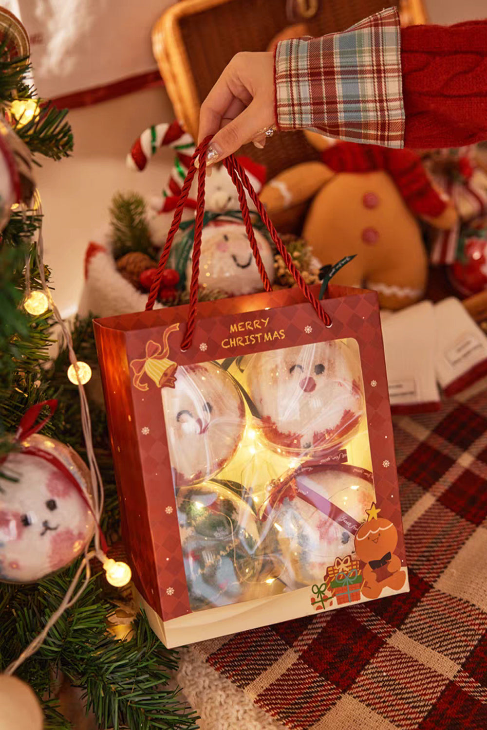 Holiday Gifts Christmas Series Coral Fleece Winter Warm Socks