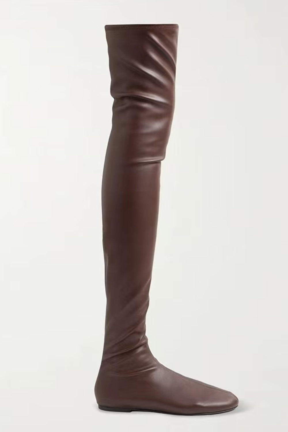 Round Thigh-high Flat Fashion Boots