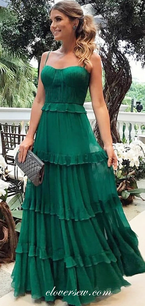 tiered chiffon prom dress Blue Floral Printed Sweetheart Chiffon Tiered A-Line Long Corset Prom Dress, Sky Blue / Custom Size