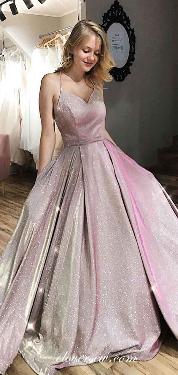 Light Pink Shiny Satin Lace Up Back A-line Prom Dresses,CP0265 clover sew Light Pink Shiny Satin Lace Up Back A-line Prom Dresses,CP0265 clover sew
